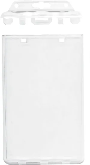 Brady Vertical Permanant Locking Badge Holder - 50 Per Pack - 1840-6045