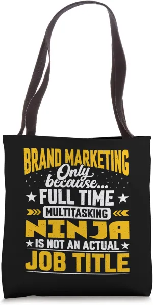 Brand Marketing Job Title - Funny Brand Marketer Vendor Tote Bag