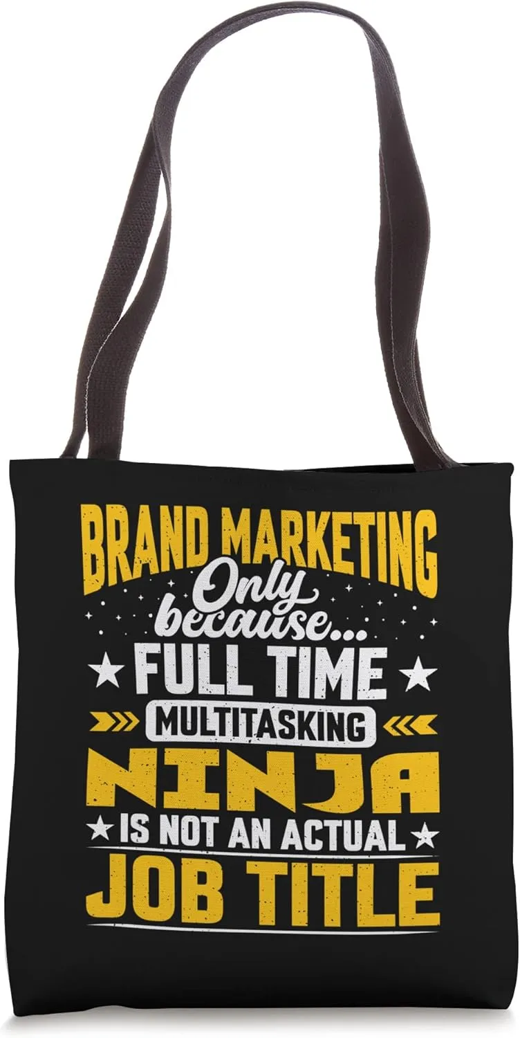 Brand Marketing Job Title - Funny Brand Marketer Vendor Tote Bag