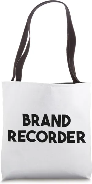 Brand Recorder Tote Bag