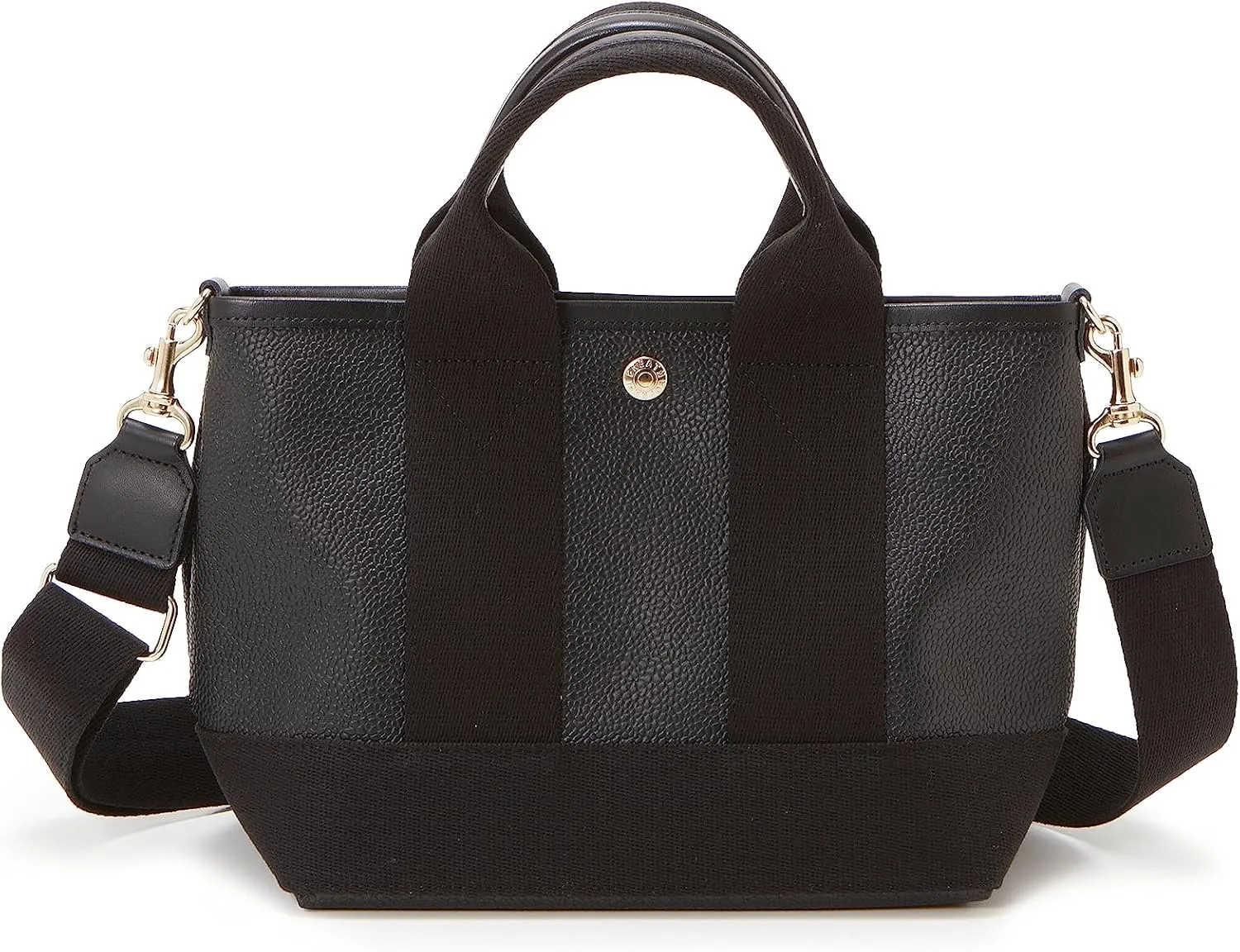 Breath Scotchgrain Neo Leather Mini Tote Bag with Shoulder S