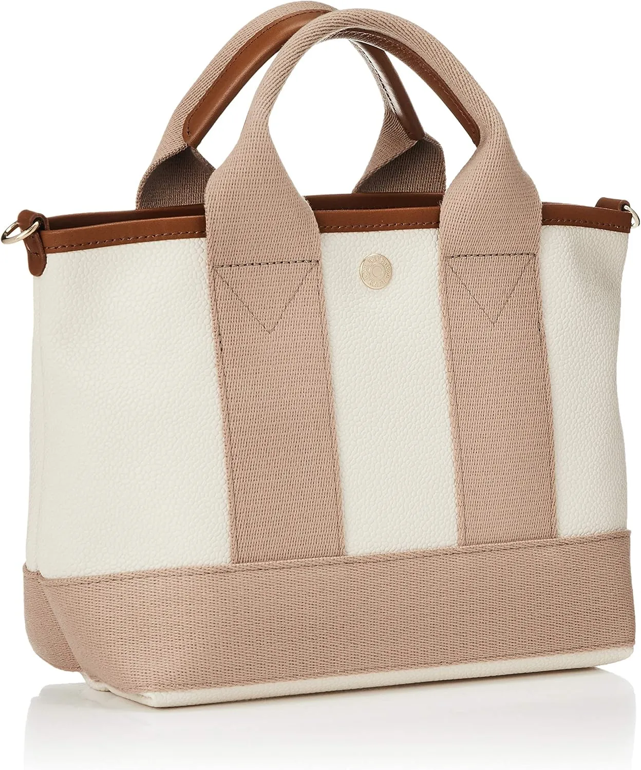 Breath Scotchgrain Neo Leather Mini Tote Bag with Shoulder S