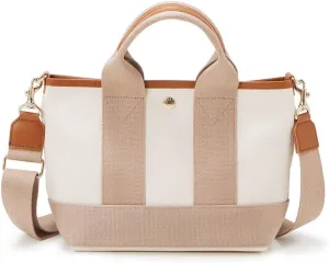 Breath Scotchgrain Neo Leather Mini Tote Bag with Shoulder S