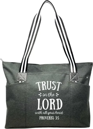 Brooke & Jess Designs Church Bags for Women - Bible Tote Bags for Women, Large Tote Bag for Womens with Zipper