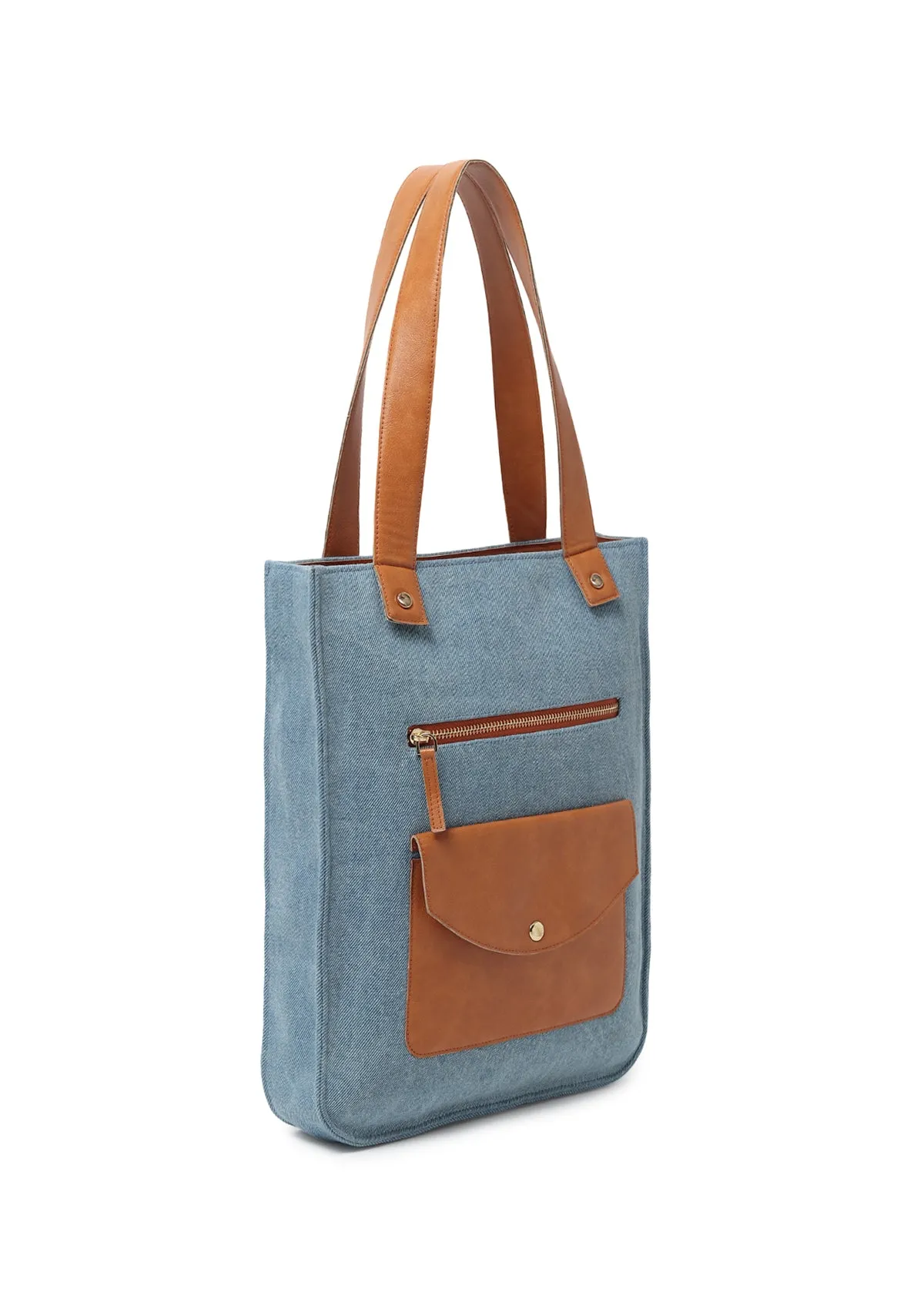 BROWN BERG DENIM BAG