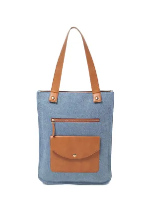 BROWN BERG DENIM BAG