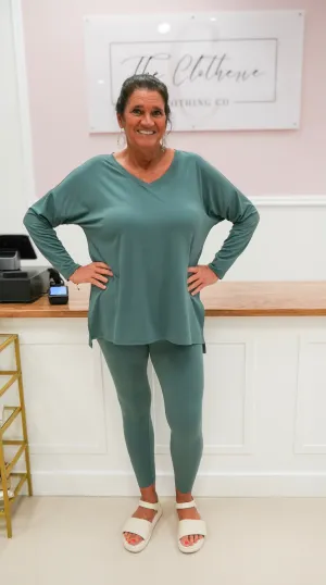 Brushed Microfiber Loungewear Bottom