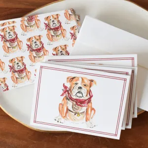 Bulldog Notecards Set
