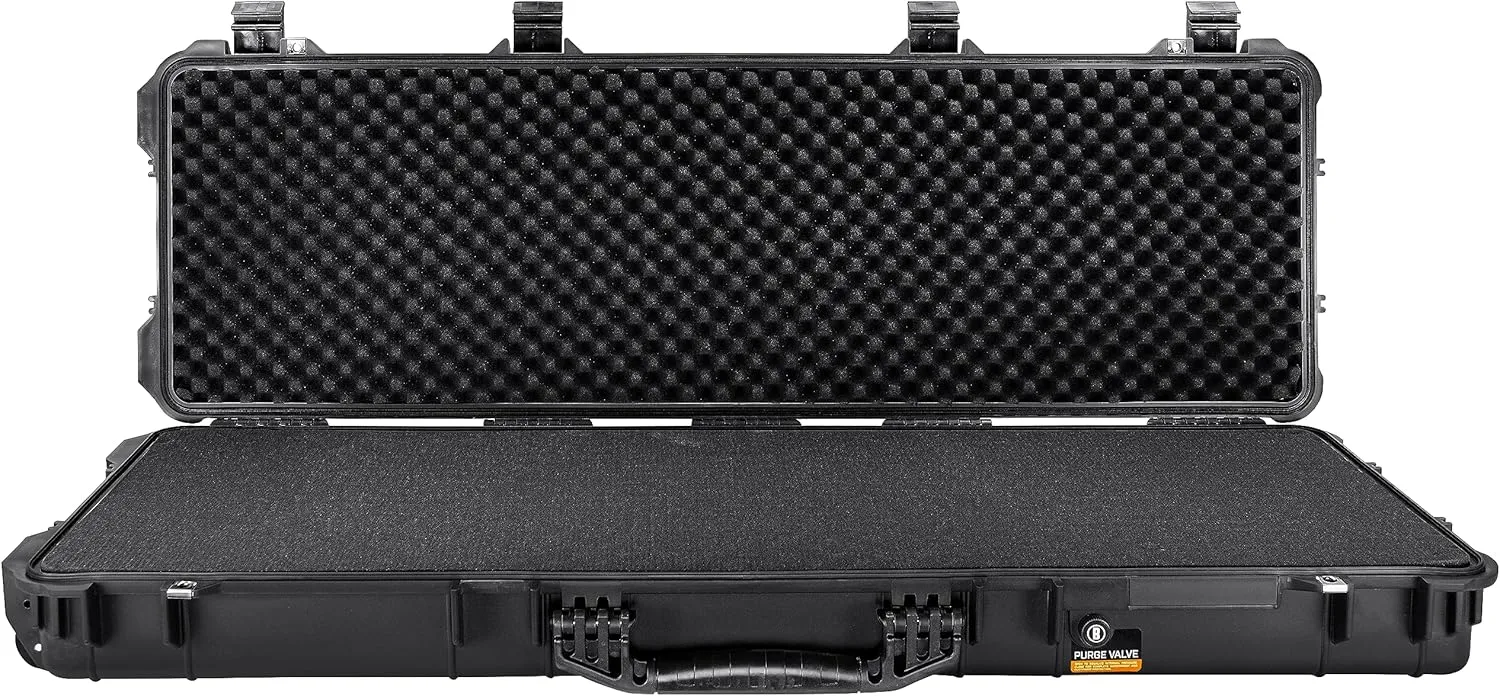 Bushnell 44 Inch Hard Rifle Case, Waterproof, Shock Proof, and TSA Ready with Wheels