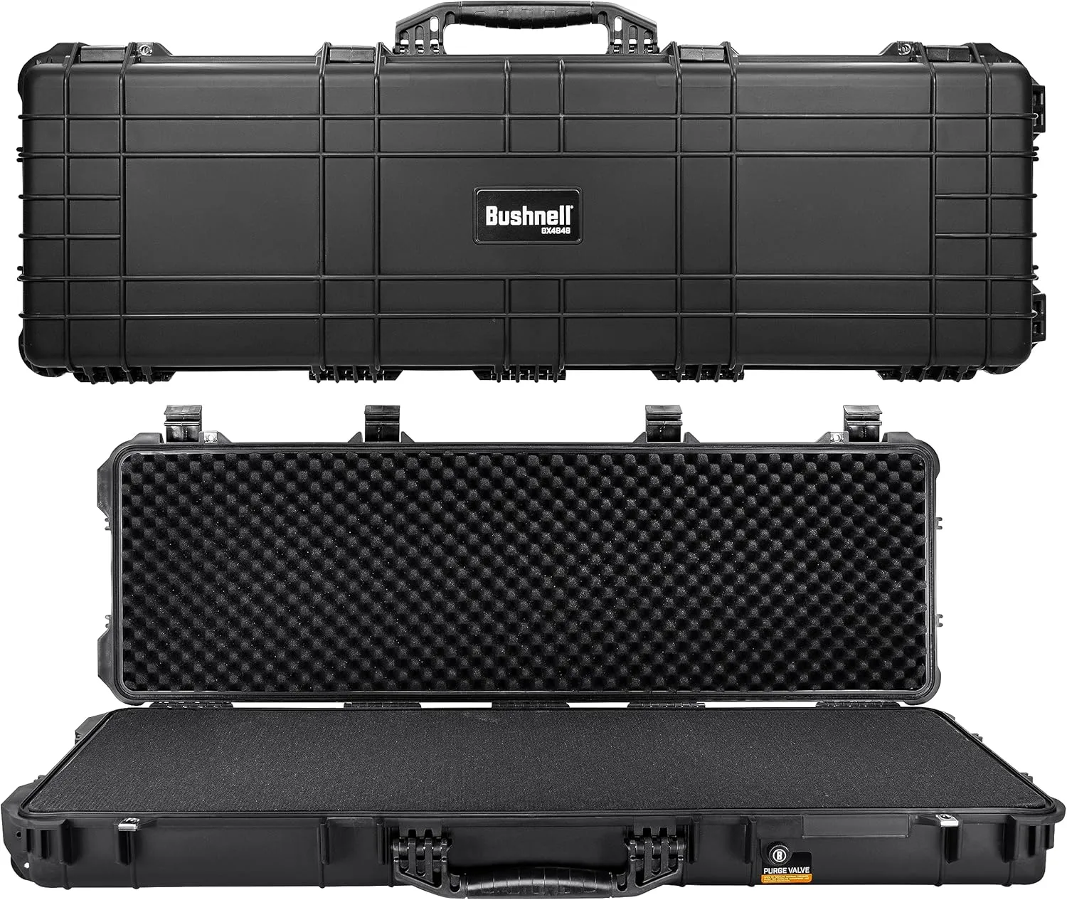Bushnell 44 Inch Hard Rifle Case, Waterproof, Shock Proof, and TSA Ready with Wheels
