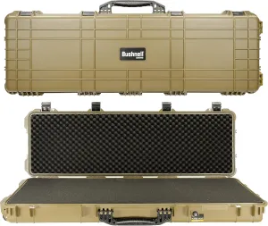 Bushnell 53 Inch Hard Rifle Case, Waterproof, Shock Proof, and TSA Ready with Wheels