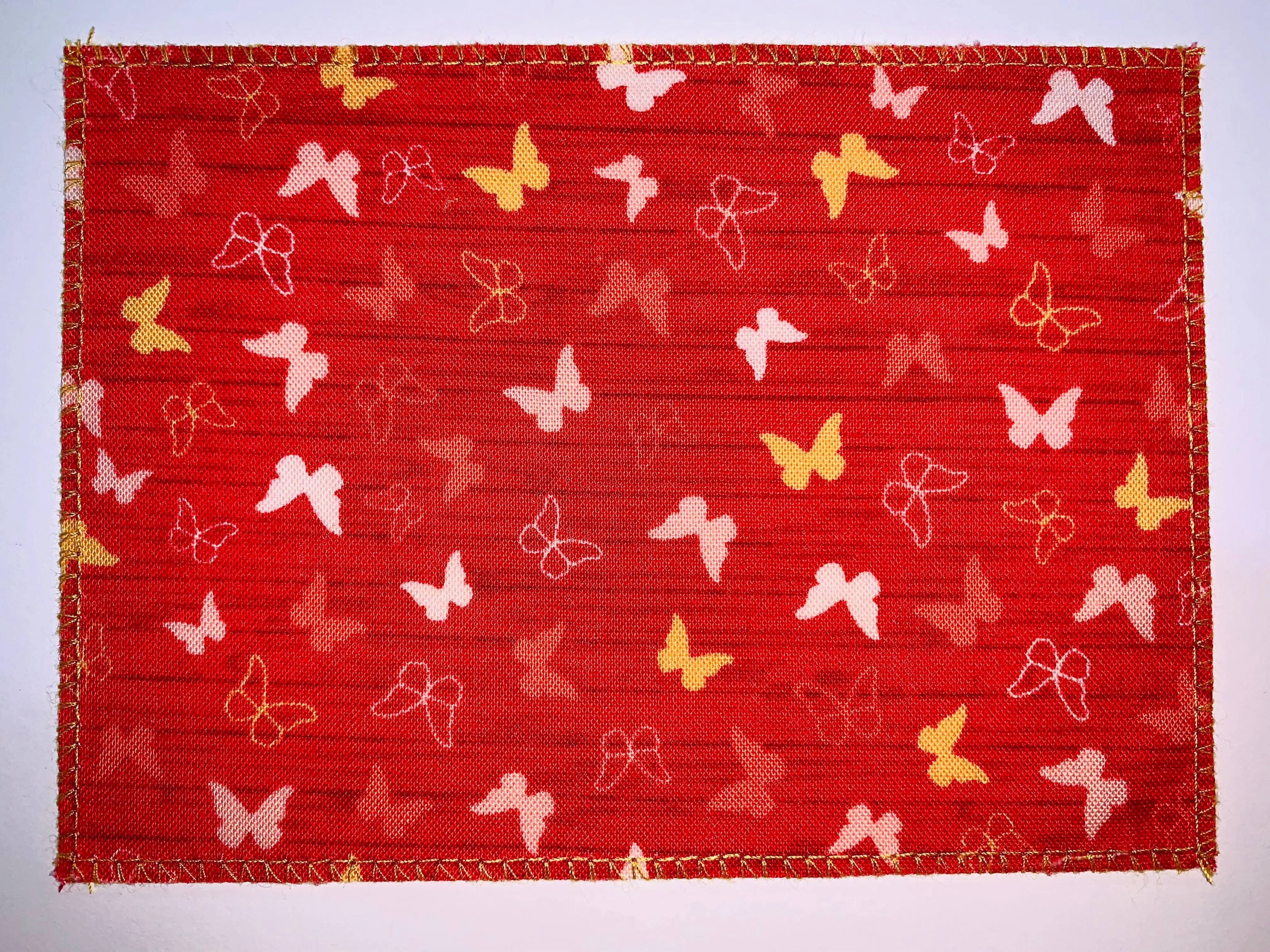 Butterfly on Red