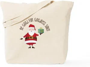 CafePress Be Good FOR Goodness Sake Tote Bag Reusable Natural Beige Canvas Shopping Bag