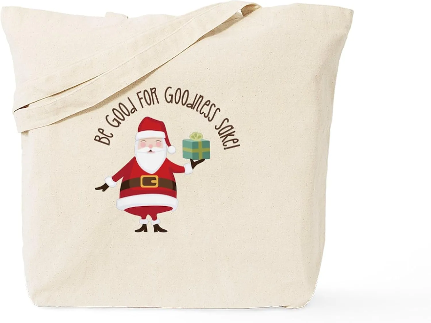CafePress Be Good FOR Goodness Sake Tote Bag Reusable Natural Beige Canvas Shopping Bag
