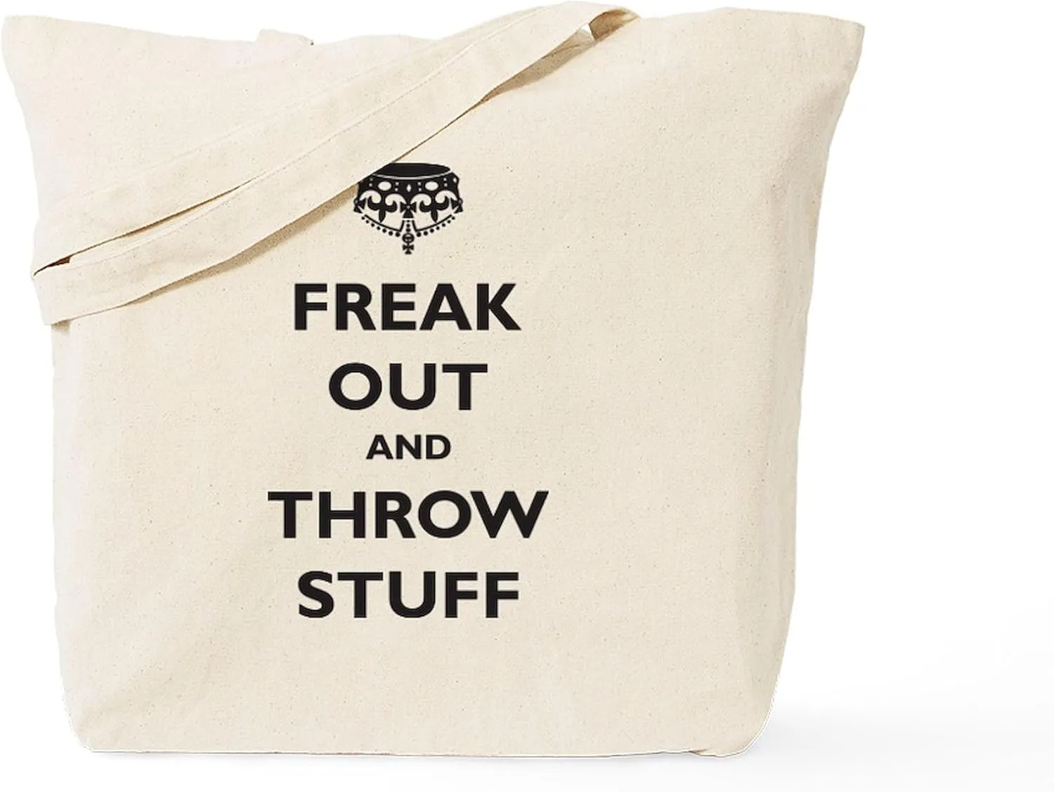 CafePress Freak Out And Throw Stuff (Pa Tote Bag Natural Canvas Tote Bag, Reusable Shopping Bag