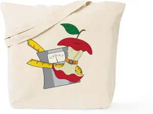 CafePress Fruit Diet Tote Bag Reusable Natural Beige Canvas Shopping Bag