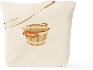 CafePress Maryland Crab Tote Bag Reusable Natural Beige Canvas Shopping Bag
