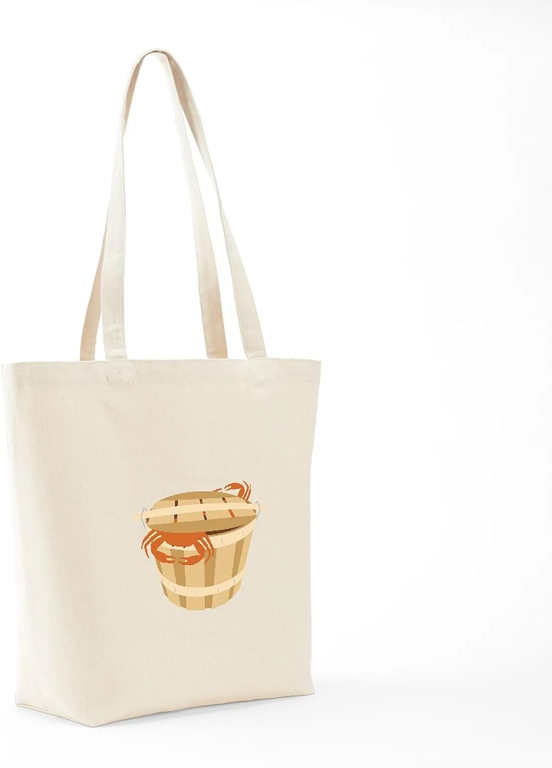 CafePress Maryland Crab Tote Bag Reusable Natural Beige Canvas Shopping Bag