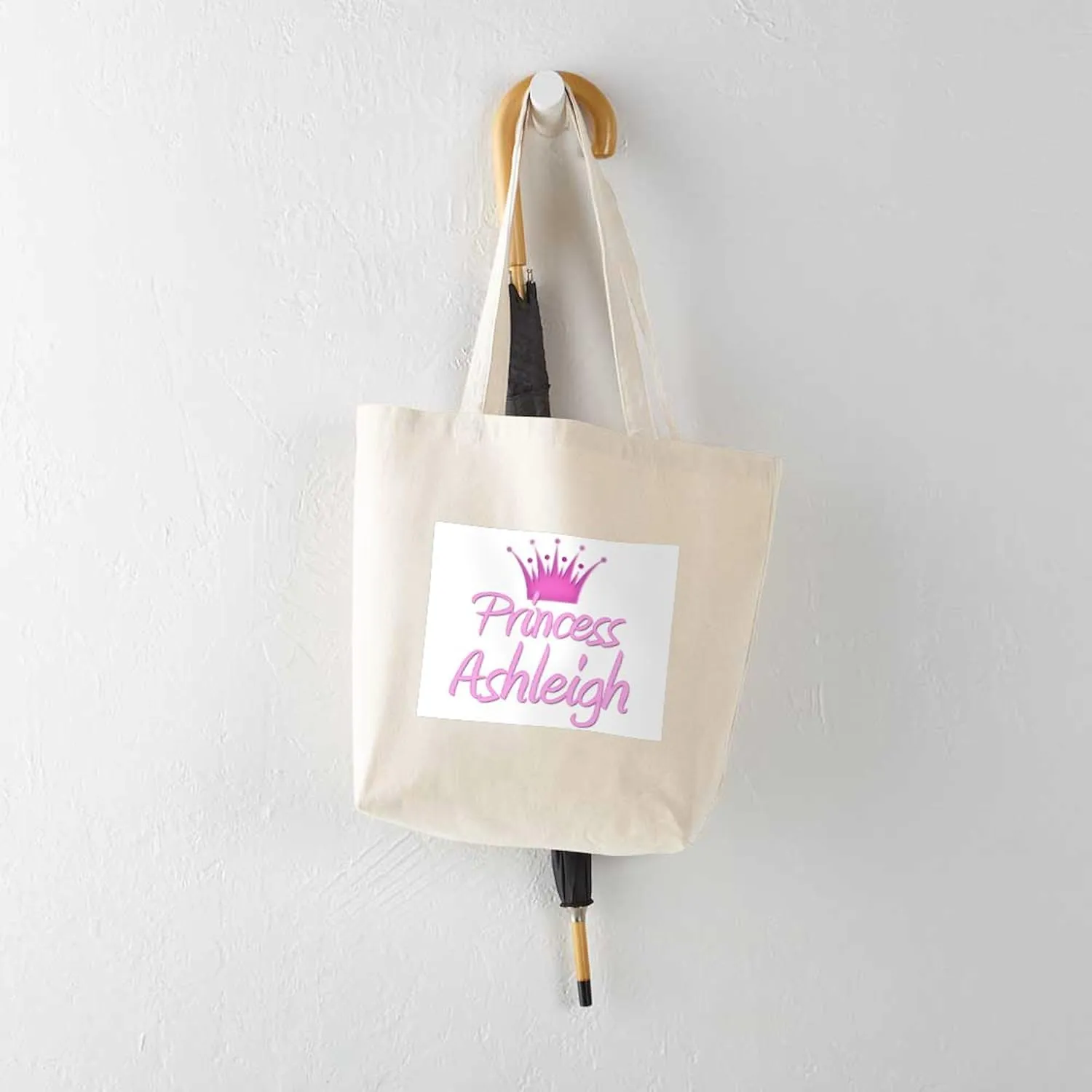 CafePress Princess Ashleigh Tote Bag Natural Canvas Tote Bag, Reusable Shopping Bag