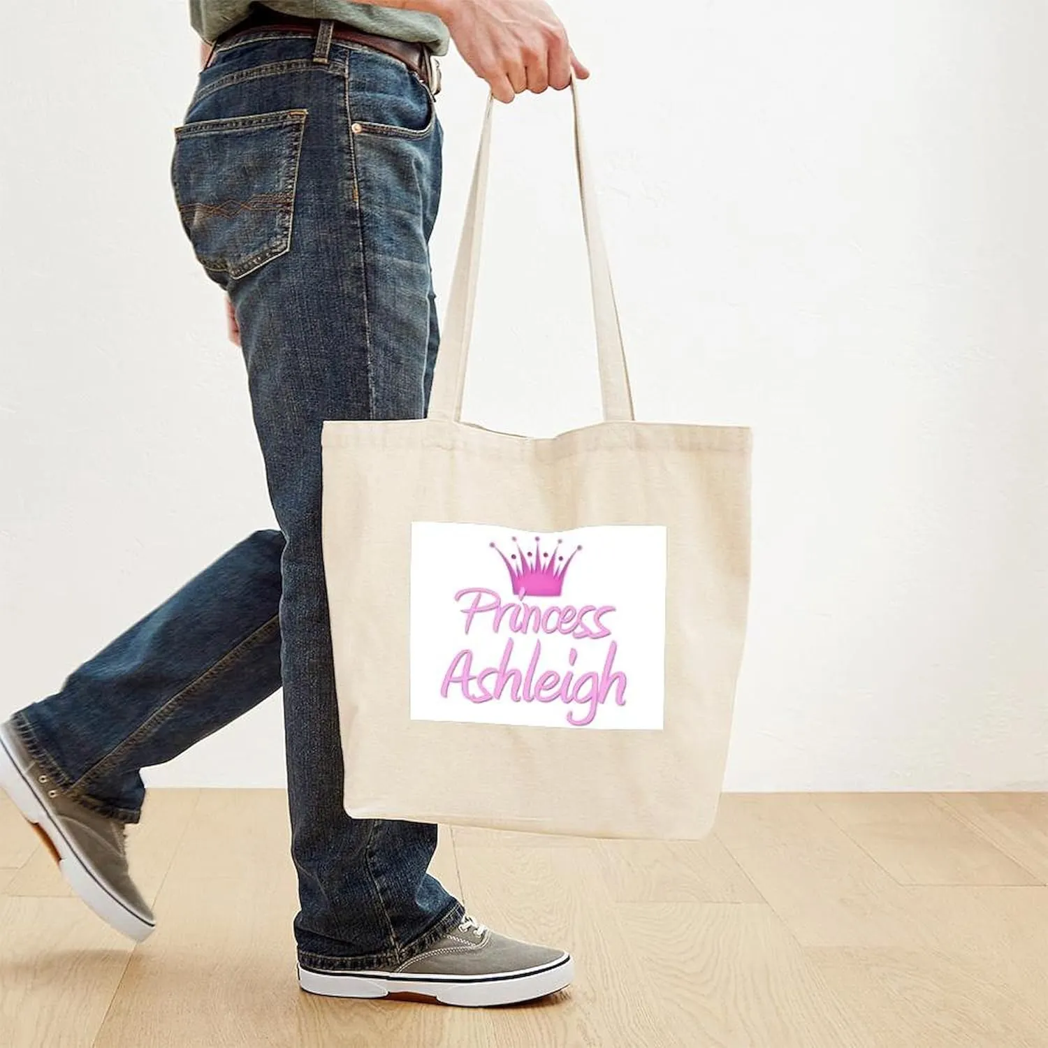 CafePress Princess Ashleigh Tote Bag Natural Canvas Tote Bag, Reusable Shopping Bag