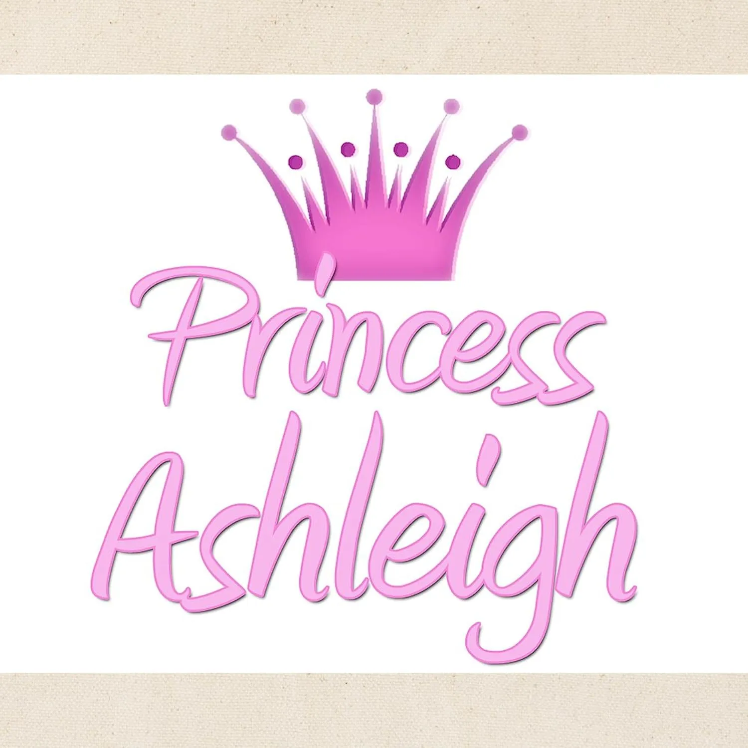 CafePress Princess Ashleigh Tote Bag Natural Canvas Tote Bag, Reusable Shopping Bag