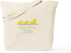 CafePress Rub A Dub Dub Tote Bag Reusable Natural Beige Canvas Shopping Bag