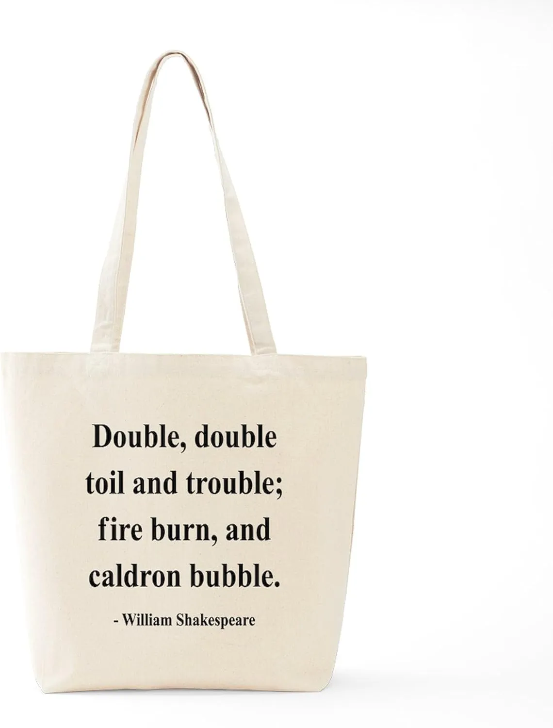 CafePress Shakespeare 24 Tote Bag Natural Canvas Tote Bag, Reusable Shopping Bag