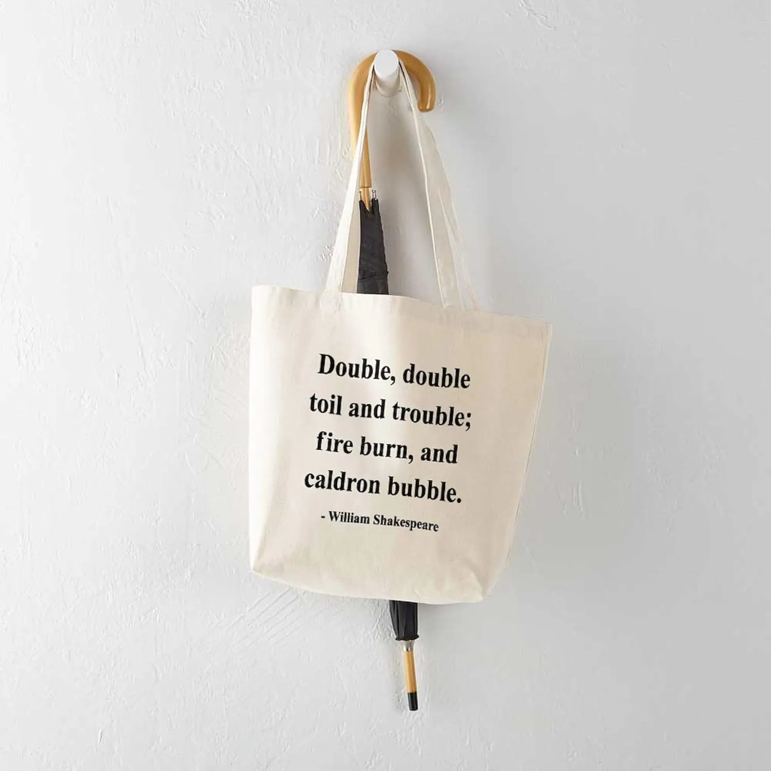 CafePress Shakespeare 24 Tote Bag Natural Canvas Tote Bag, Reusable Shopping Bag