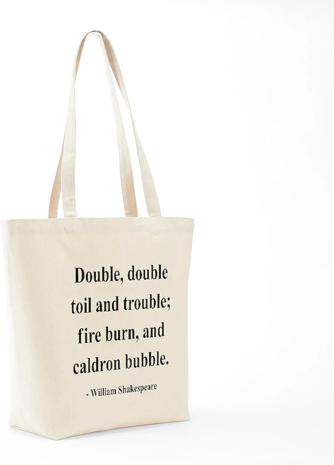 CafePress Shakespeare 24 Tote Bag Natural Canvas Tote Bag, Reusable Shopping Bag