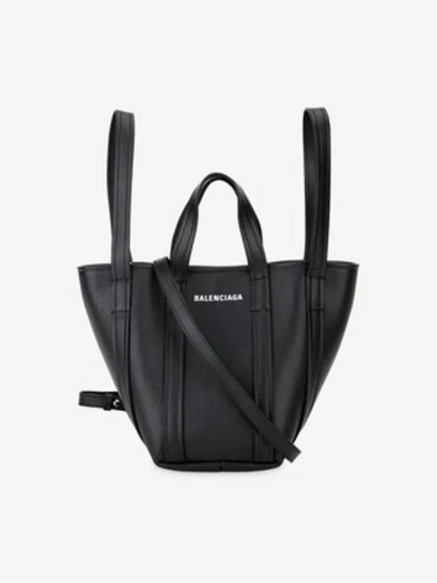 Calfskin Shoulder Black Reduced cost Voice-activated Balenciaga XS Everyday Bag Tote Grained