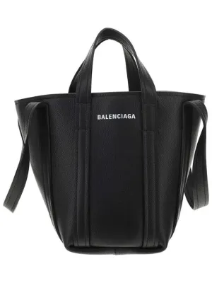 Calfskin Shoulder Black Reduced cost Voice-activated Balenciaga XS Everyday Bag Tote Grained