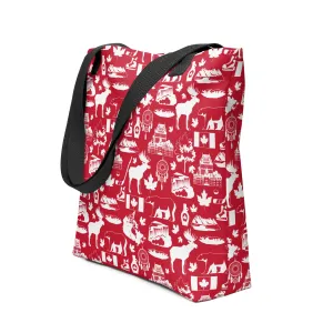 CANADA PATTERN TOTE BAG