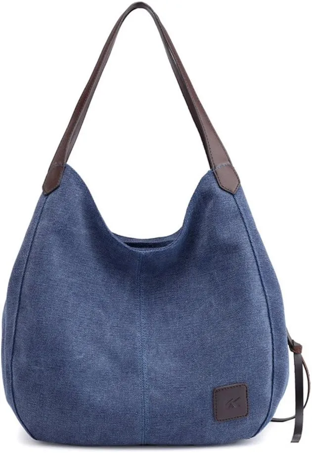 Canvas Hobo Bag Tote Handbag Shopping Shoulder Bag