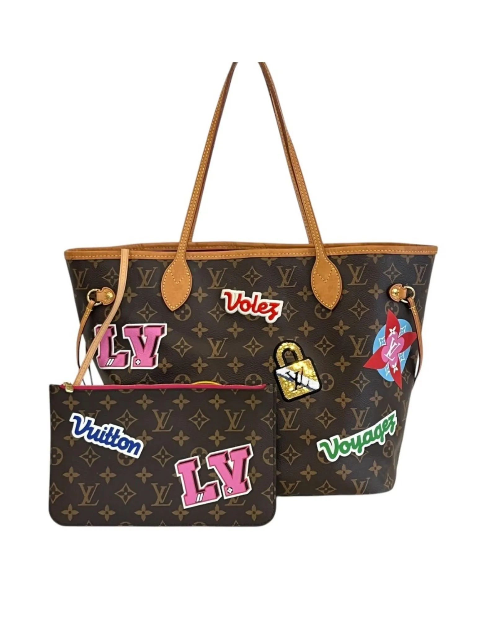 Canvas Tote Bag with Pouch Good Condition