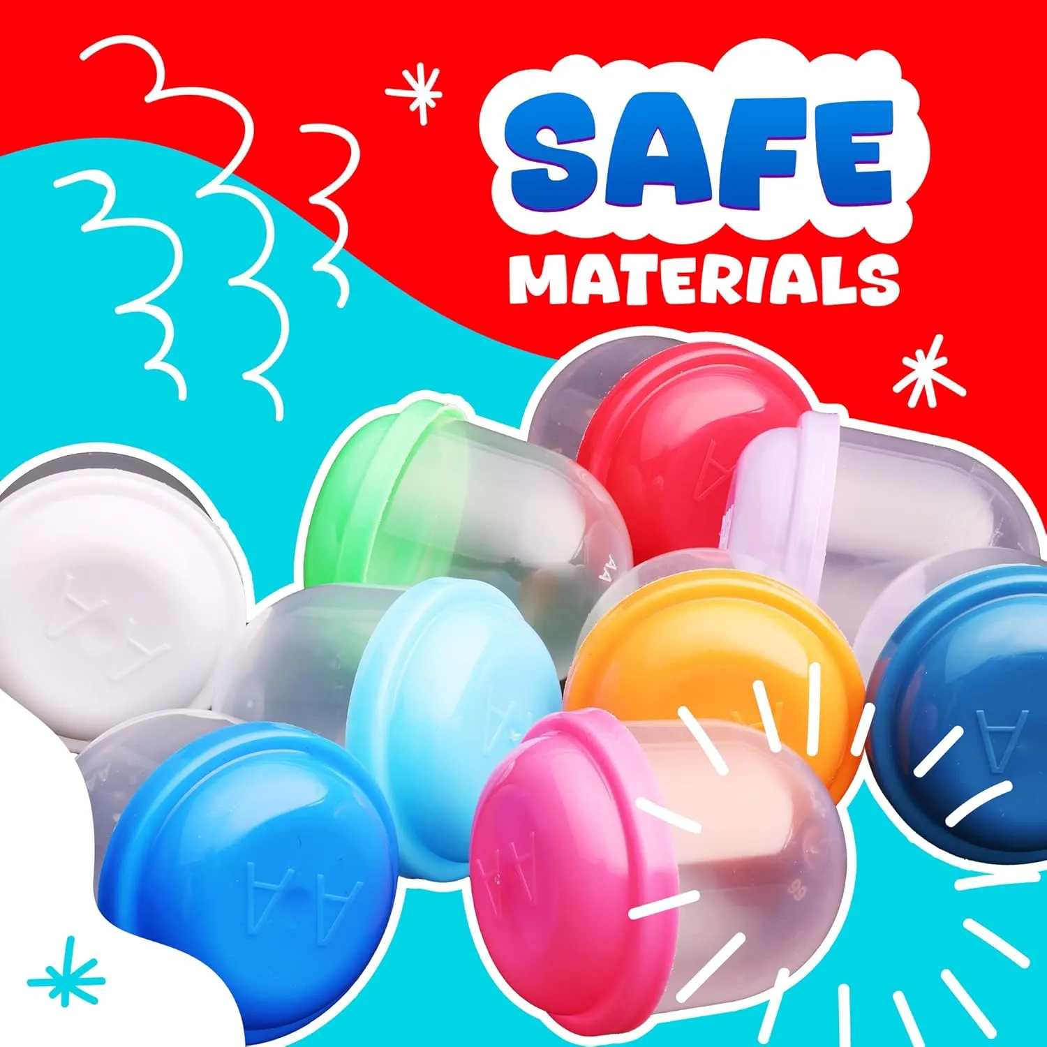 Capsule Vending Machine Translucent Acorn Capsules Empty 100 pcs 1.1 inch - Gumball Machine Capsules Bulk Party Favors Containers - Easter Basket Stuffers Gifts Pinata Stuffers DIY Craft Supplies