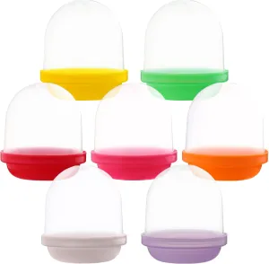 Capsule Vending Machine Translucent Acorn Capsules Empty 100 pcs 1.1 inch - Gumball Machine Capsules Bulk Party Favors Containers - Easter Basket Stuffers Gifts Pinata Stuffers DIY Craft Supplies