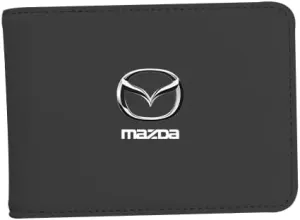 Car Wallets and License Insurance Holders for Mazda B-Series Biante Bongo BT-50, Slim Wallet Card Holder Anti-Theft Credit Essential Wallet Case Organizer,Black
