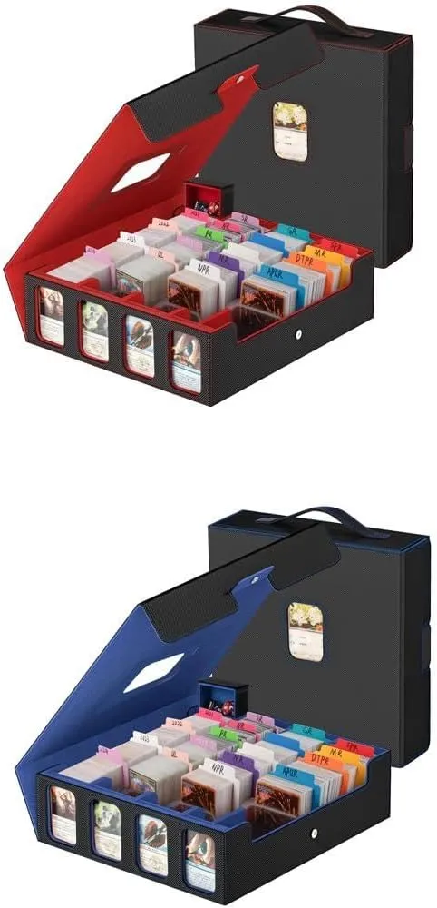 Card Storage Box 3200  MTG Deck Box with 30 Colorful Divider