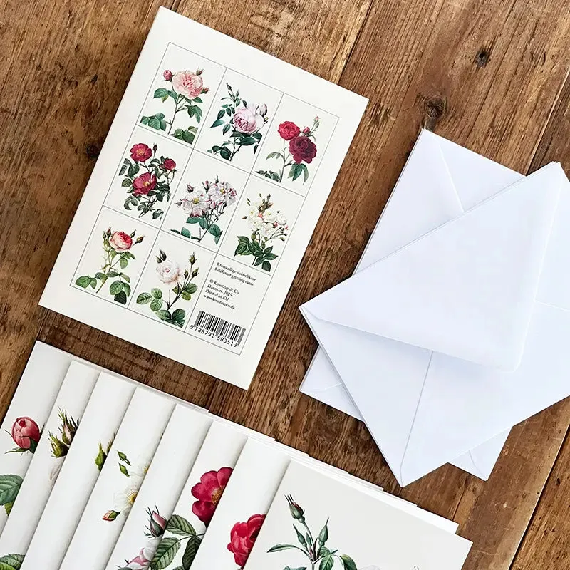 Cardfolder - Historic Roses - Set 8