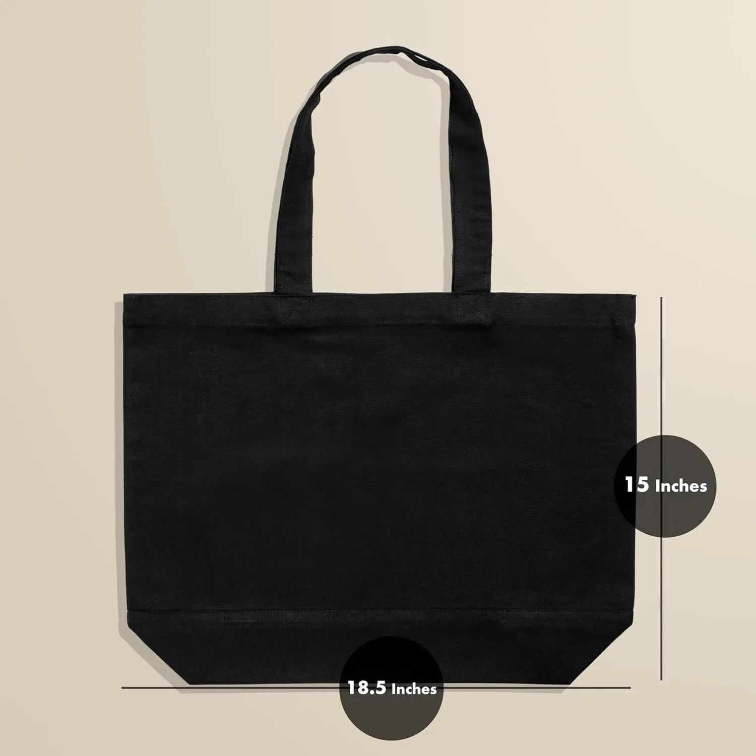 Carrywell |Not Made in China| Cotton Canvas Tote Bags, Blank Reusable Shopping Bags, Organic Cloth, Screen Print and DIY