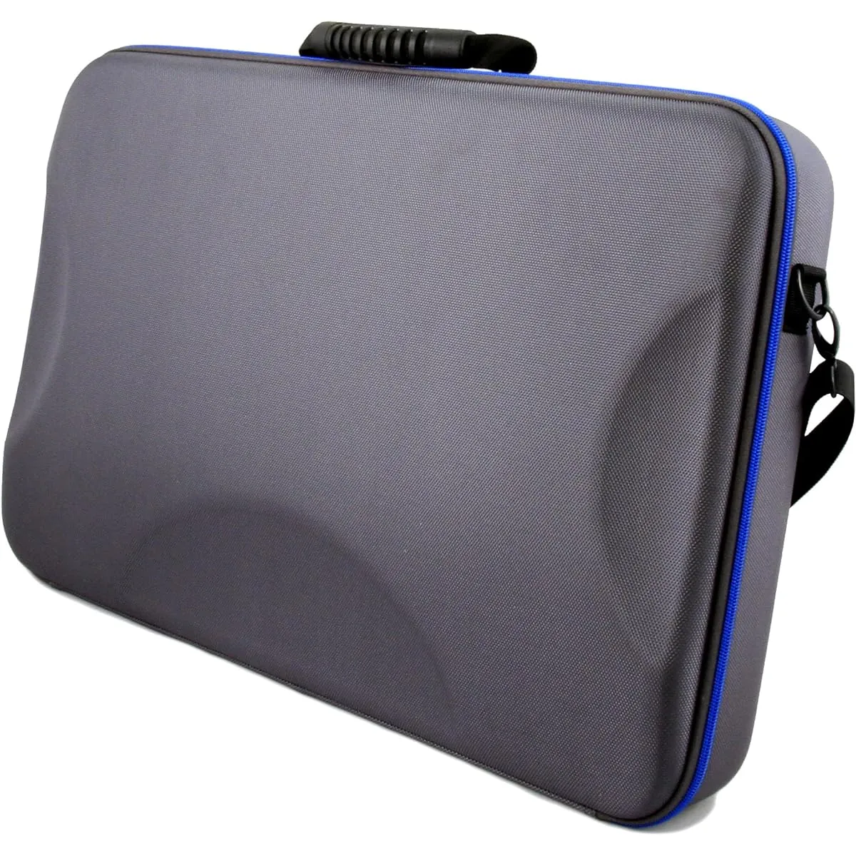 CASEMATIX Studio Mixer Case for Rode RODECaster Pro Podcast Production Studio/Podcasting Microphone/Accessories, Carry Strap and Handle Included, Case Only, Gray, Modern.