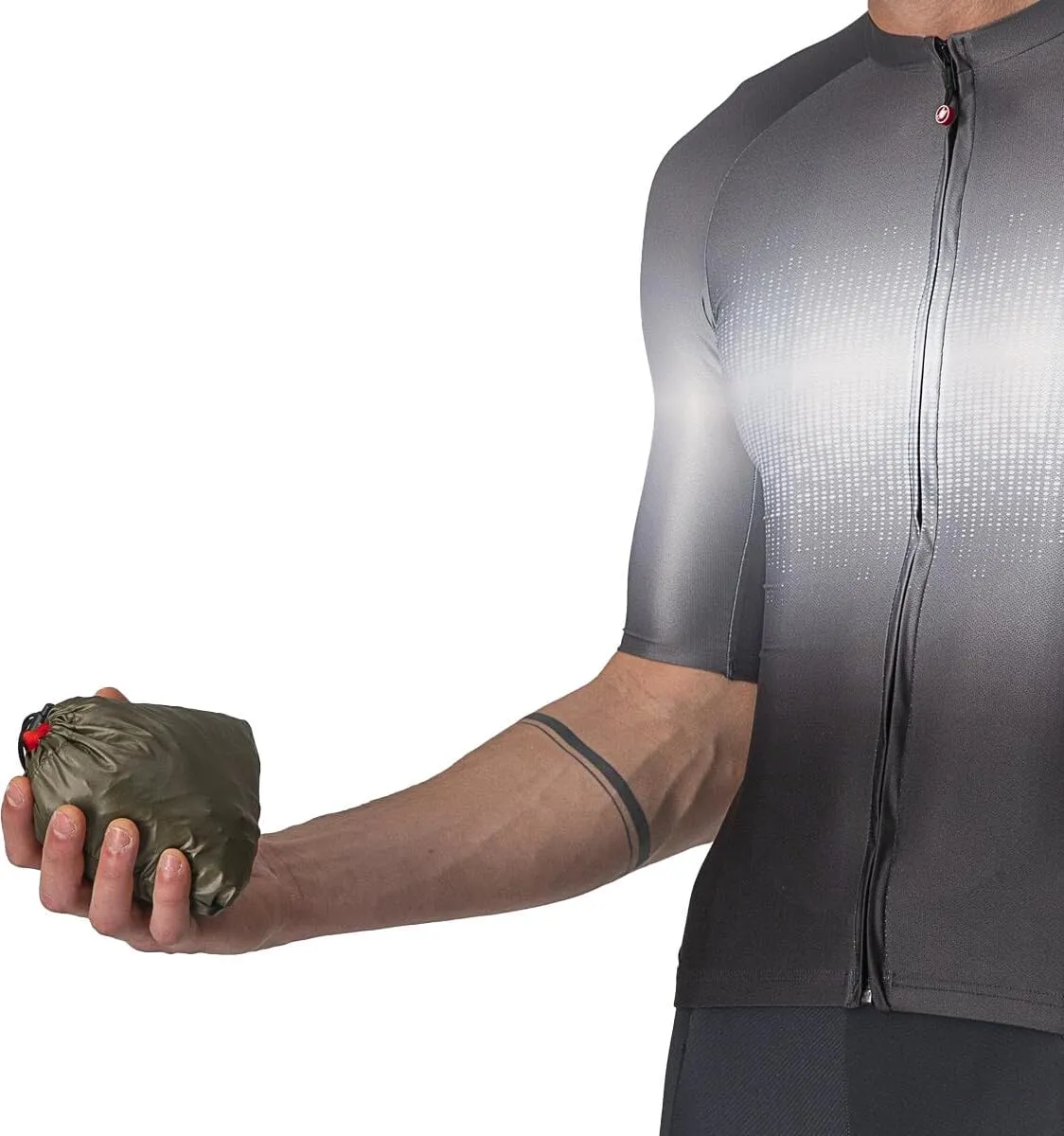 CASTELLI Men’s Aria Shell Jacket, Highly Packable Ultra-Light Wind Protective Cycling Apparel for Road Cycling & Bike Rides