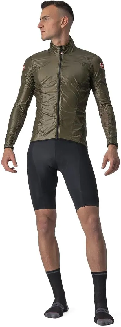 CASTELLI Men’s Aria Shell Jacket, Highly Packable Ultra-Light Wind Protective Cycling Apparel for Road Cycling & Bike Rides