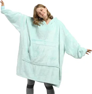 Catalonia Oversized Blanket Hoodie Sweatshirt, Fleece Pullover with Large Front Pocket, for Adults Men Women