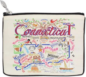 catstudio Connecticut Zipper Pouch Purse | Holds Your Phone, Coins, Makeup, Dog Treats, & Tech Tools