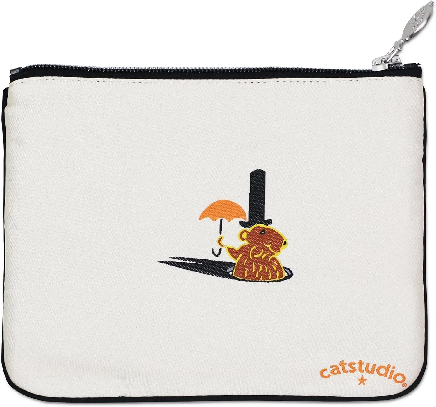 catstudio Pennsylvania Zip Pouch - Natural | 5" x 7"
