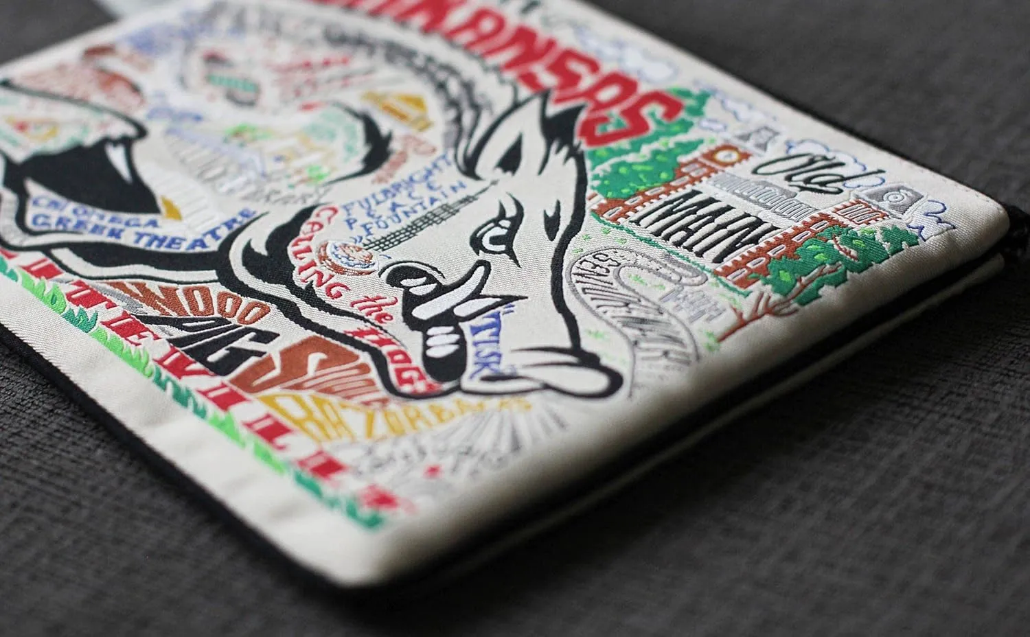 catstudio University of Arkansas Collegiate Zipper Pouch Purse | Holds Your Phone, Coins, Makeup, Dog Treats, & Tech Tools