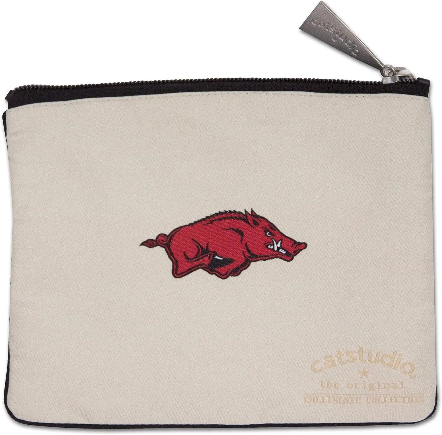 catstudio University of Arkansas Collegiate Zipper Pouch Purse | Holds Your Phone, Coins, Makeup, Dog Treats, & Tech Tools