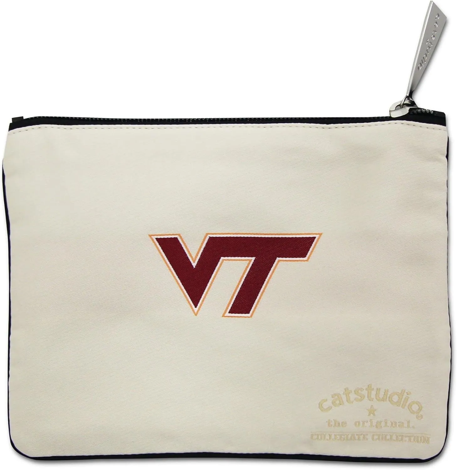 catstudio Virginia Tech Collegiate Zipper Pouch Purse | Holds Your Phone, Coins, Makeup & Tech Tools