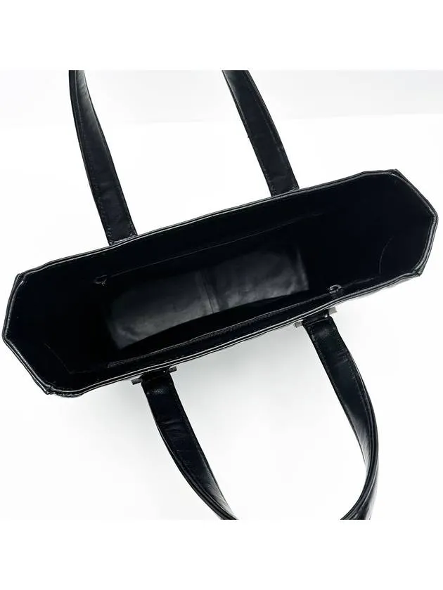 CC Instant help bar bag 4VCHB32177 division chocolate tote Energy-efficient Black logo 7th Chanel enamel
